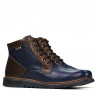 Stivaletti uomo 497 indaco+marrone