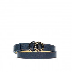 Cintura donna 14cm biz blu