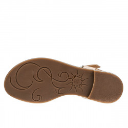 Sandali donna 5070 rosso+pudra