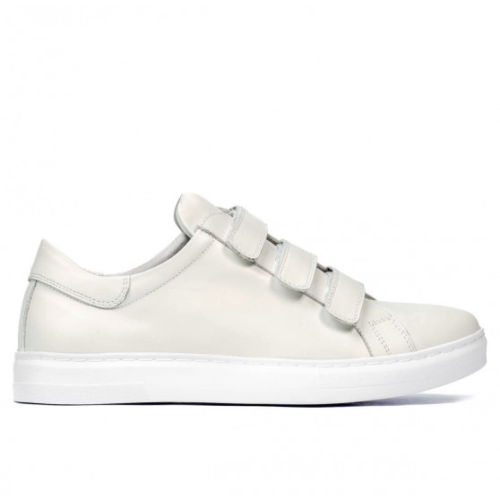 Scarpe sportive uomo 893sc bianche con velcro