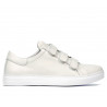 Scarpe sportive uomo 893sc bianche con velcro