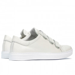Scarpe sportive uomo 893sc bianche con velcro