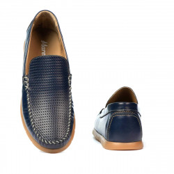 Mocassini uomo 912 indaco