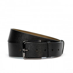 Cintura uomo 41b nero pressato