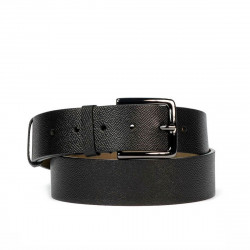 Cintura uomo 41b nero pressato