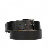 Cintura uomo 41b nero pressato