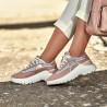 Scarpe sportive donna 6015 cipria perlato combinato