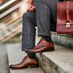 Scarpe eleganti uomo 907 a marrone lifestyle
