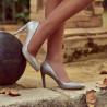 Scarpe eleganti donna 1276 cappuccino madreperla