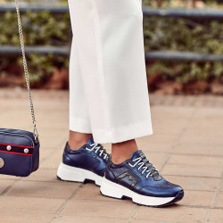 Scarpe sportive da donna 6019 indaco perlato combinato