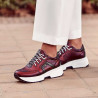 Scarpe sportive donna 6019 bordeaux perlato combinato lifestyle