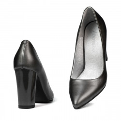 Scarpe eleganti donna 1261 grigio madreperla