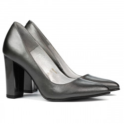 Scarpe eleganti donna 1261 grigio madreperla