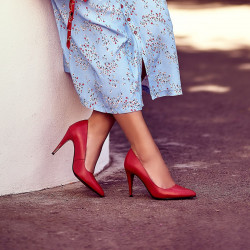 Scarpe eleganti donna 1246 rosso lifestyle