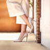 Scarpe eleganti donna 1246 vernice beige perlato lifestyle