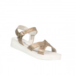 Sandali donna 5049-1 pitone sabbia