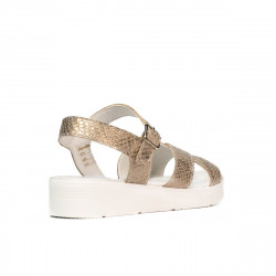 Sandali donna 5049-1 pitone sabbia