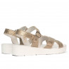 Sandali donna 5049-1 pitone sabbia