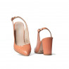 Sandali donna 1281 vernice salmone