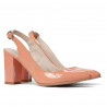 Sandali donna 1281 vernice salmone