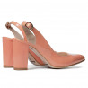 Sandali donna 1281 vernice salmone
