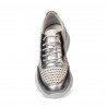 Scarpe sportive donna 6024 argento+bianco