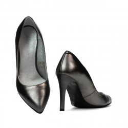 Scarpe eleganti donna 1276 argento perlato