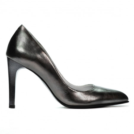 Scarpe eleganti donna 1276 argento perlato
