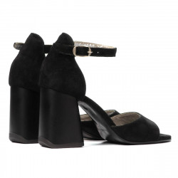 Sandali donna 1280 nero antilope