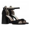 Sandali donna 1280 nero antilope