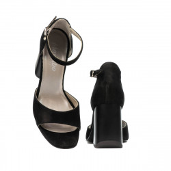 Sandali donna 1280 nero antilope