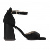 Sandali donna 1280 nero antilope