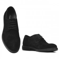 Scarpe casual/eleganti uomo 918 nero velluto