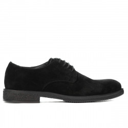 Scarpe casual/eleganti uomo 918 nero velluto