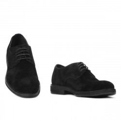 Scarpe casual/eleganti uomo 918 nero velluto