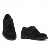 Scarpe casual/eleganti uomo 918 nero velluto