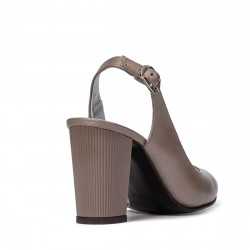 Sandali donna 1281 capuccino madreperla