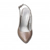 Sandali donna 1281 capuccino madreperla