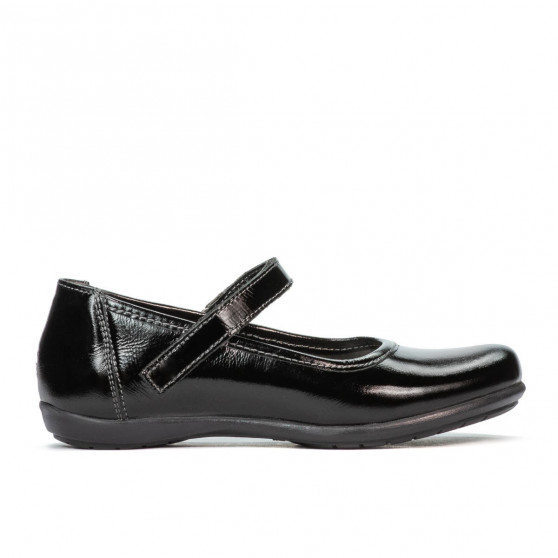 Scarpe per bambini 151-1 vernice nera