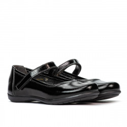 Scarpe per bambini 151-1 vernice nera