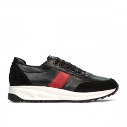 Scarpe sportive donna 6030 nero+rosso