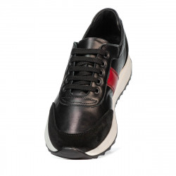 Scarpe sportive donna 6030 nero+rosso