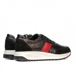 Scarpe sportive donna 6030 nero+rosso