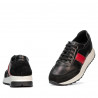 Scarpe sportive donna 6030 nero+rosso