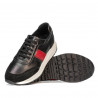 Scarpe sportive donna 6030 nero+rosso