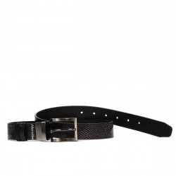 Cintura donna 18m nero+pitone nero