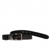 Cintura donna 18m nero+pitone nero