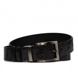 Cintura donna 18m nero+pitone nero