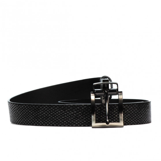 Cintura donna 18m nero+pitone nero
