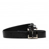 Cintura donna 18m nero+pitone nero
